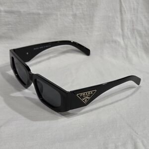 Prada Black Rectangular Sunglasses